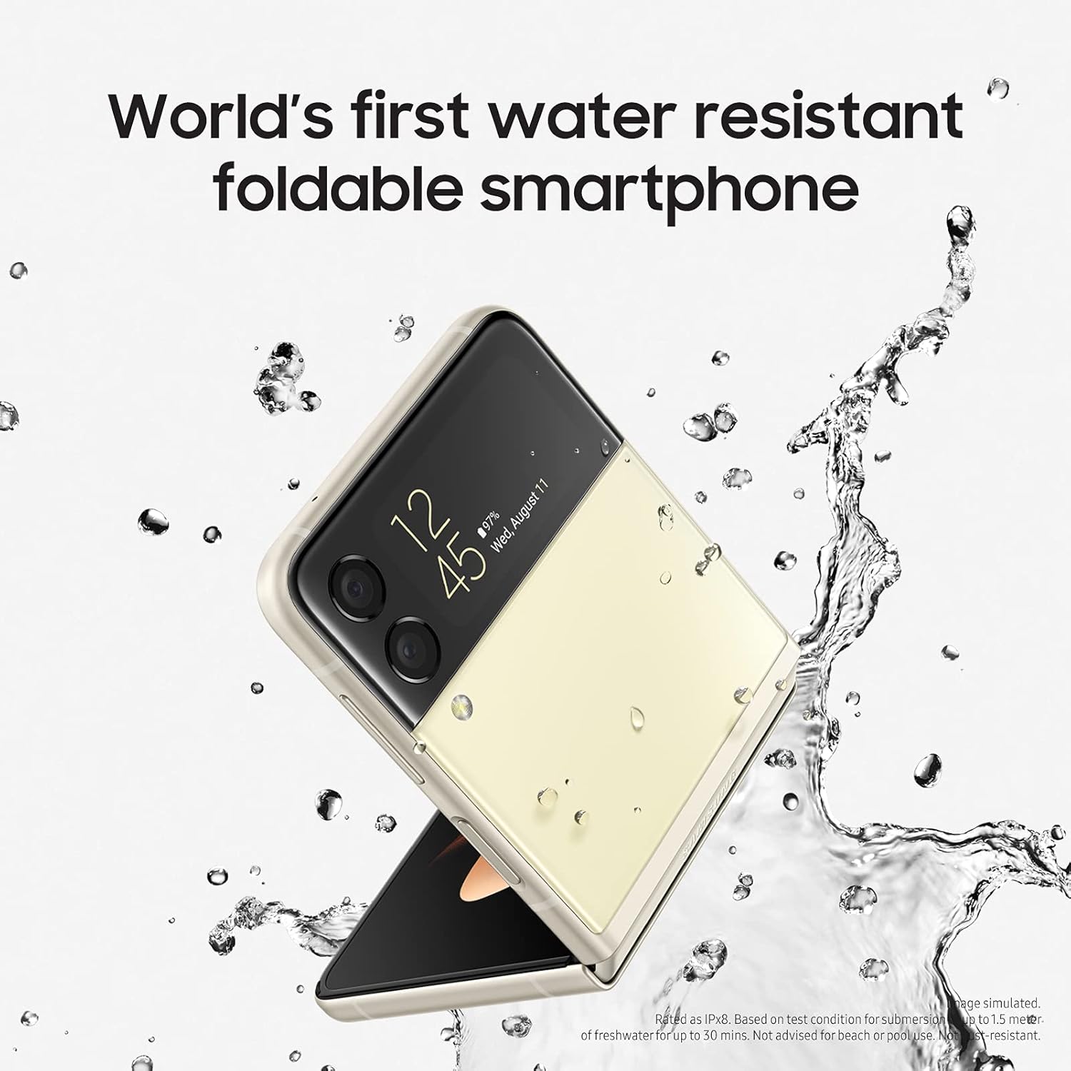 Samsung Galaxy Z Flip3 5G (Phantom Black, 128 GB) (8 GB RAM - Image 2