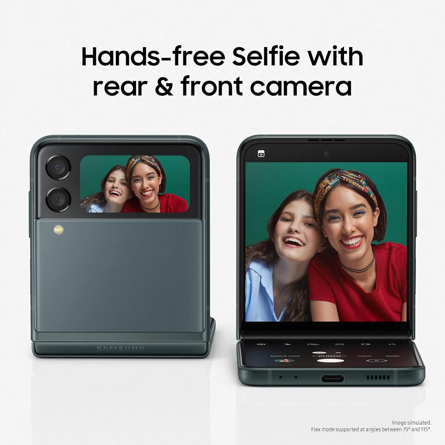 Samsung Galaxy Z Flip3 5G (Phantom Black, 128 GB) (8 GB RAM - Image 3